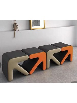 New (Yeni) Bench Puf Modern