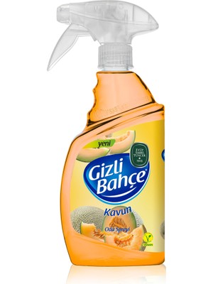 Eyüp Sabri Tuncer Est Gizli Bahçe Kavun Oda Spreyi 500 ml Pet Şişe Turuncu Renkli Yeni Nesil Koku