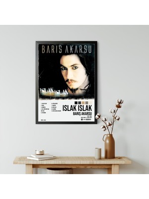 Orendart Barış Akarsu - Islak Islak Albüm / Çerçeveli Poster Tablo