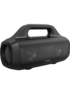 By Anker Motion Boom Kablosuz Bluetooth Hoparlör, 30W Stereo Ses, Ipx7 Suya Dayanıklılık, Bassup Teknolojisi, Soundcore Uygulaması, Dış Mekanlar Için Ses Bombası, 24 Saate Varan Şarj