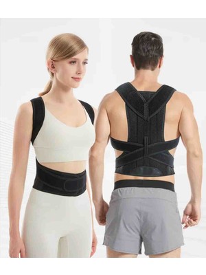 Ankaflex Unisex Omuz Düzeltici Tam Sırt Destek Kemeri, Ayarlanabilir Yapı ile Ergonomik Destek