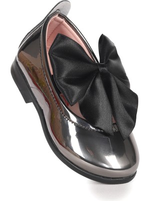 Kiko Kids Tari Fiyonk Lastikli Kız Bebek Babet Ayakkabı