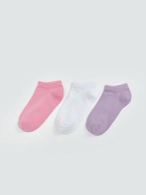 Lcw Eco Basic Kız Çocuk Patik Çorap 3'lü