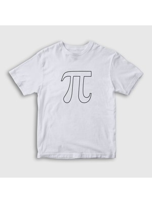 Presmono  Çocuk Beyaz Pi Sayısı Math Matematik T-Shirt