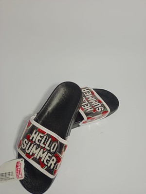 Poli Taban Meyve Desenli Bayan Terlik