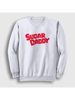 Presmono Unisex Beyaz Sugar Daddy Sweatshirt