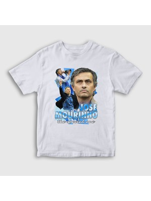 Presmono  Çocuk Beyaz The Special One Jose Mourinho T-Shirt