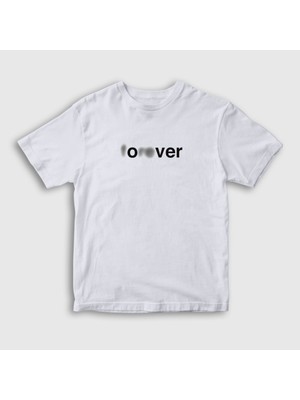 Presmono  Çocuk Beyaz Forever Over T-Shirt