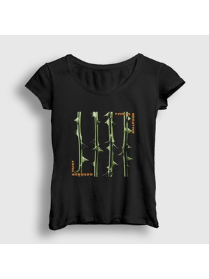 Presmono Kadın Siyah October Rust Type O Negative T-Shirt
