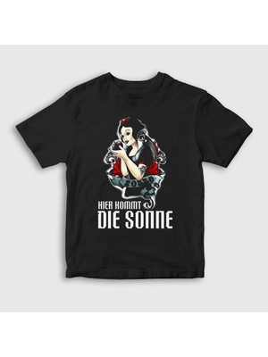Presmono  Çocuk Siyah Kommt Die Sonne Rammstein T-Shirt