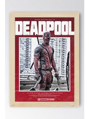 Deadpool Çerçeveli Tablo - Marvel Film Poster Tablo