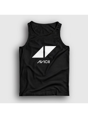Presmono Unisex Siyah Logo Dj Avicii Atlet