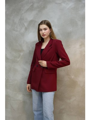 Ceket Blaze Çift Düğmeli Düz Klasik