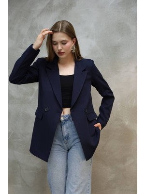Ceket Blaze Çift Düğmeli Düz Klasik