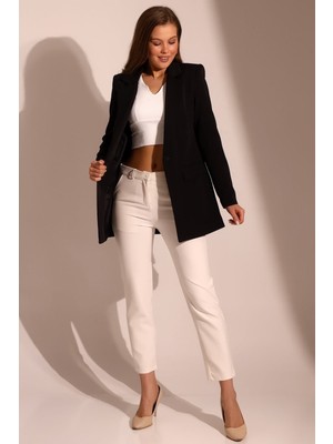 Tek Düğmeli Blazer Model Ceket