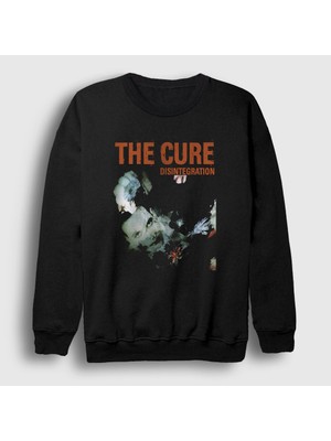 Presmono Unisex Siyah Disintegration The Cure Sweatshirt