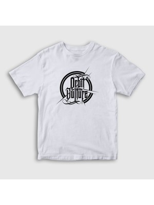 Presmono  Çocuk Beyaz Logo V2 Orbit Culture T-Shirt