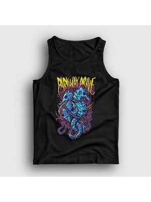 Presmono Unisex Siyah Seahorses Parkway Drive Atlet
