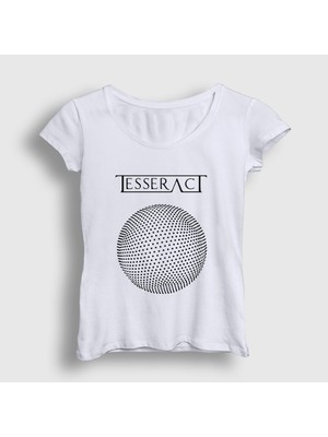 Presmono Kadın Beyaz Altered State Tesseract T-Shirt