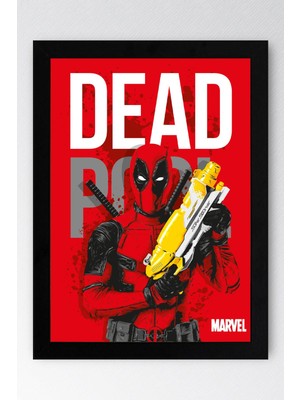 Deadpool Çerçeveli Tablo - Marvel Film Poster Tablo
