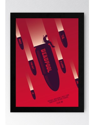 Deadpool Çerçeveli Tablo - Marvel Film Poster Tablo