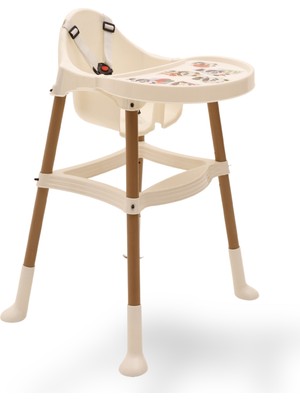 Miracool Pera Beyaz Mama Sandalyesi 0 - 3 Yaş İçin Portatif Kullanım Özelliği