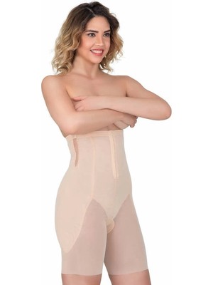 Timion Tül Detaylı Toparlayıcı Agraflı Boxer Korse 2928