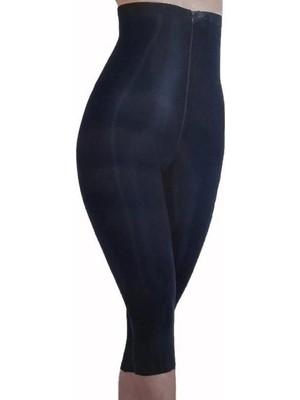 Yüksek Bel Lazer Kesim Kapri Tayt Korse 2868