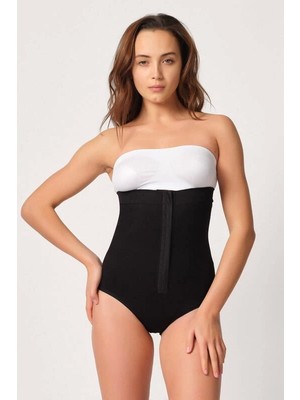 Önden Agraflı Dikişsiz Yüksek Bel Slip Korse 2088