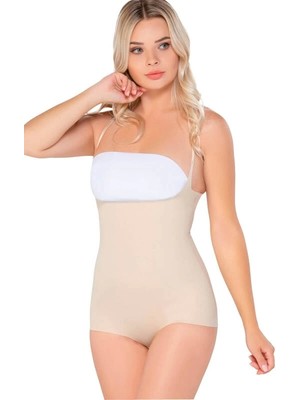Lazer Kesim Göğsü Açık Body Korse 2723