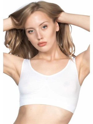 Beyaz Emay 4005 Soft Kalın Askı Büstiyer