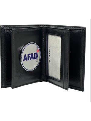 Afad Cüzdan Hakiki Deri