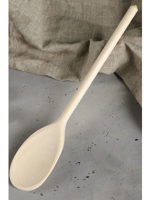 Techno Station 15 cm 1 Adet Küçük Şimşir Kaşık, Küçük Mama Kaşığı, Şimşir Tahta Kaşık