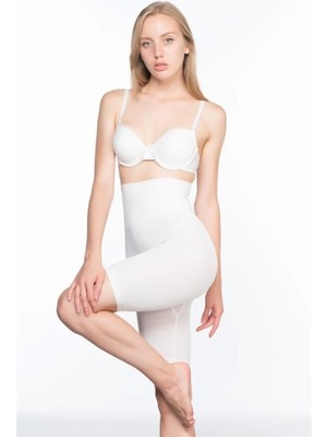 Beyaz Emay 3200 Pantolon Altı Soft Double Boxer Korse