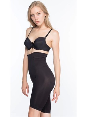 Siyah Emay 3200 Pantolon Altı Soft Double Boxer Korse