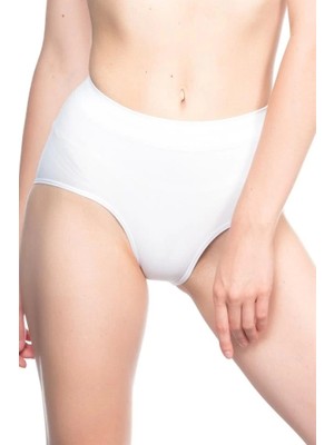 Beyaz Emay 7025 Ince Düşük Bel Slip Korse