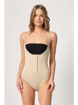Ten Emay 2043 Göğsü Açık Agraflı Body Korse