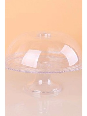 Ayaklı Kek Fanusu Şeffaf Füme ROYALEKS-82932