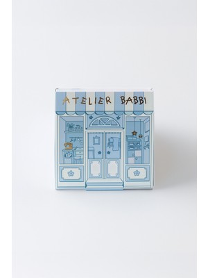 Atelier Babbi Lacivert Renkli Hediye Kutusu Büyük Boy Narin Ciltler İçin Özenle Tasarlandı