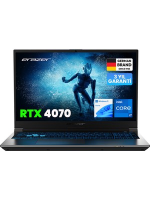 Erazer Deputy P60 MD62624 Intel Core i7 13620H 16GB 1TB SSD RTX4070 Windows 11 Home 15.6" 144Hz FHD Taşınabilir Bilgisayar