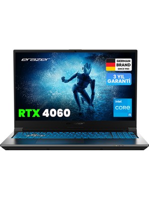 Erazer Deputy P60i MD62747 Intel Core i5 13420H 16GB 512GB SSD RTX4060 Freedos 15.6" FHD 144Hz Taşınabilir Bilgisayar