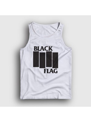 Presmono  Beyaz Logo Metal Black Flag Atlet