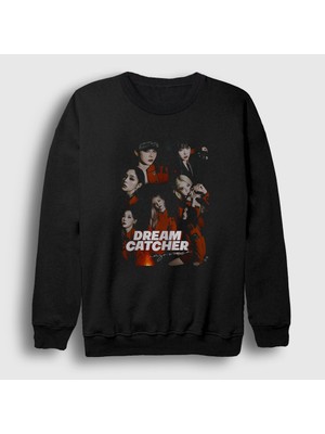Presmono Unisex Siyah Band K Pop Dreamcatcher Sweatshirt