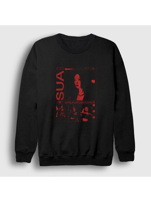 Presmono Unisex Siyah Sua K Pop Dreamcatcher Sweatshirt