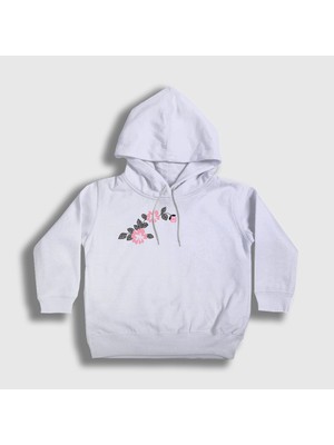 Presmono Unisex Çocuk Beyaz Marinette Dupain Cheng Mucize Uğur Böceği Miraculous Ladybug Kapüşonlu Sweatshirt