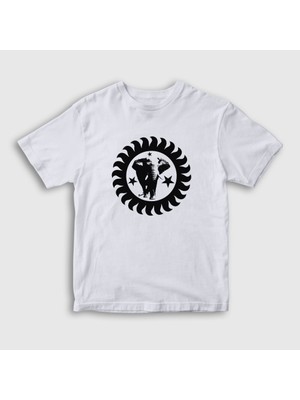 Presmono  Çocuk Beyaz Logo Brand New Heavies T-Shirt