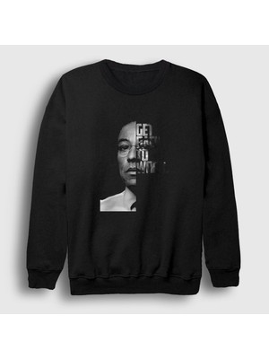 Presmono Unisex Siyah Back To Work Gus Fring Breaking Bad Sweatshirt
