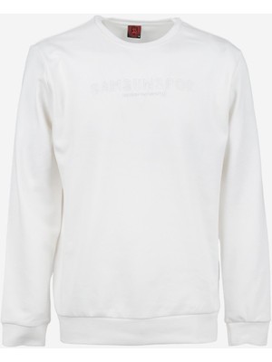 Samsun Spor Samsunspor Baskılı Bisiklet Yaka Sweat