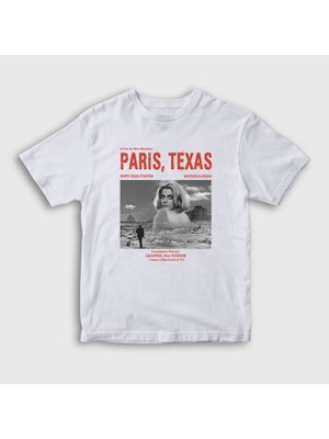 Presmono  Çocuk Beyaz Poster Film Paris Texas T-Shirt