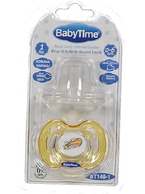 Kiraz Uçlu Koruyucu Kapaklı Akide Gövdeli Emzik